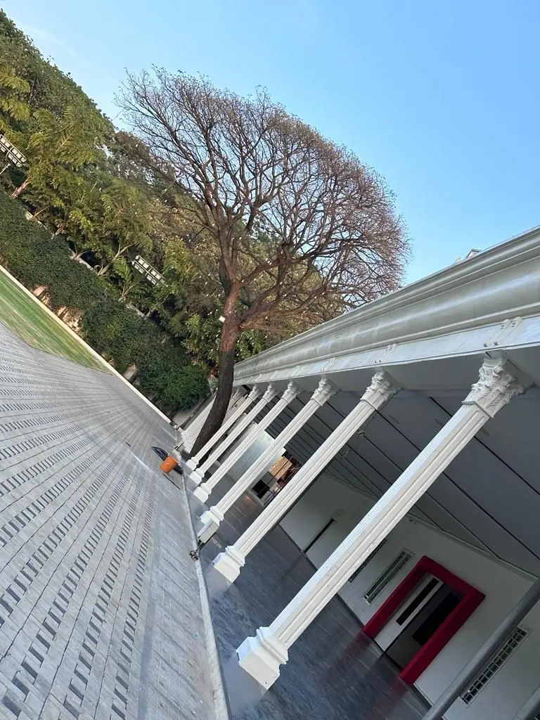 Colonnade along the verandah of Princess Golf